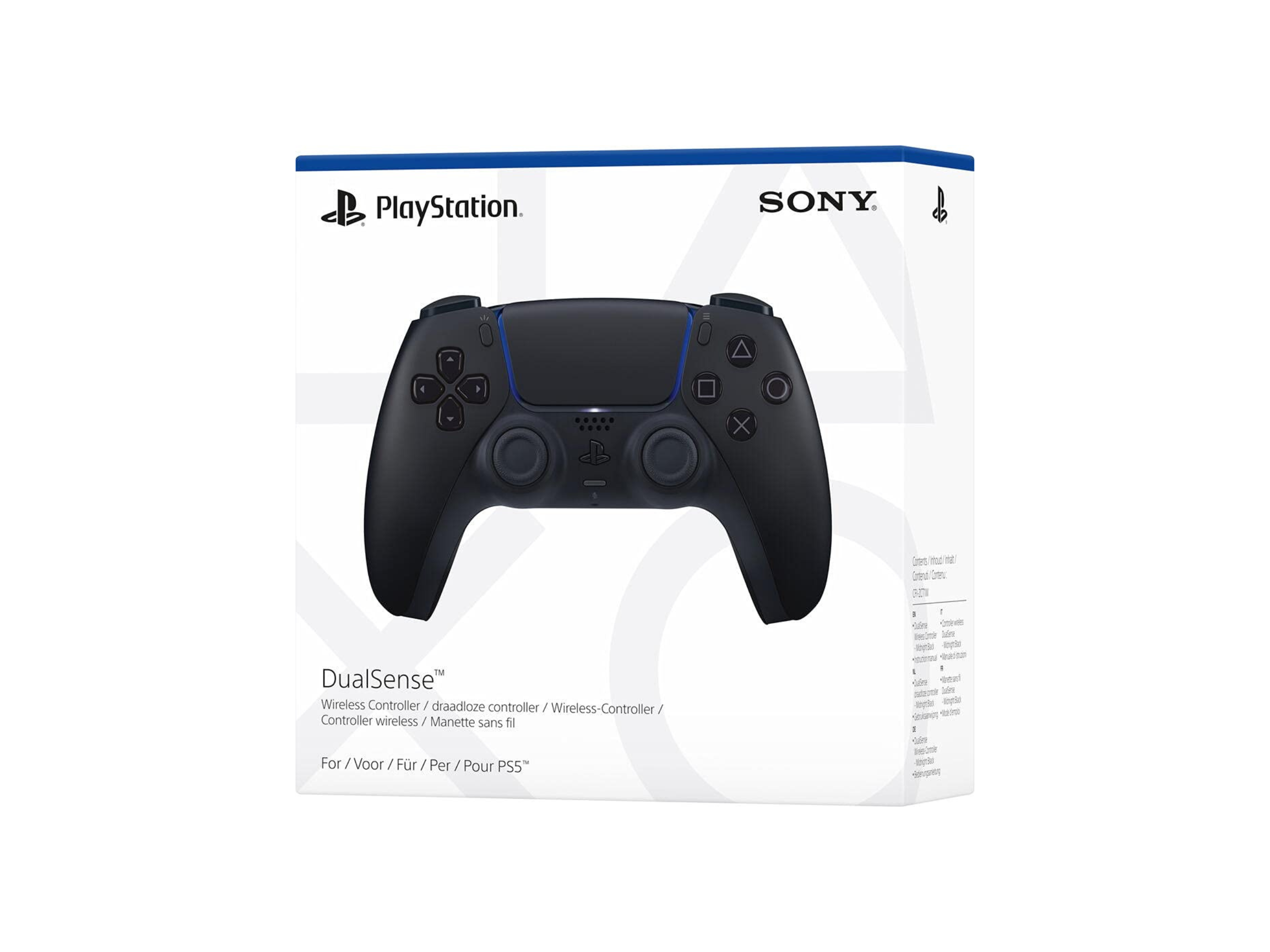Untitled design (27) Sony PlayStation 5 DualSense Wireless Controller midnight black – Bild 1